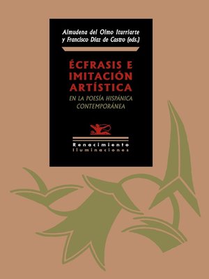 cover image of Écfrasis e imitación artística en la poesía hispánica contemporánea